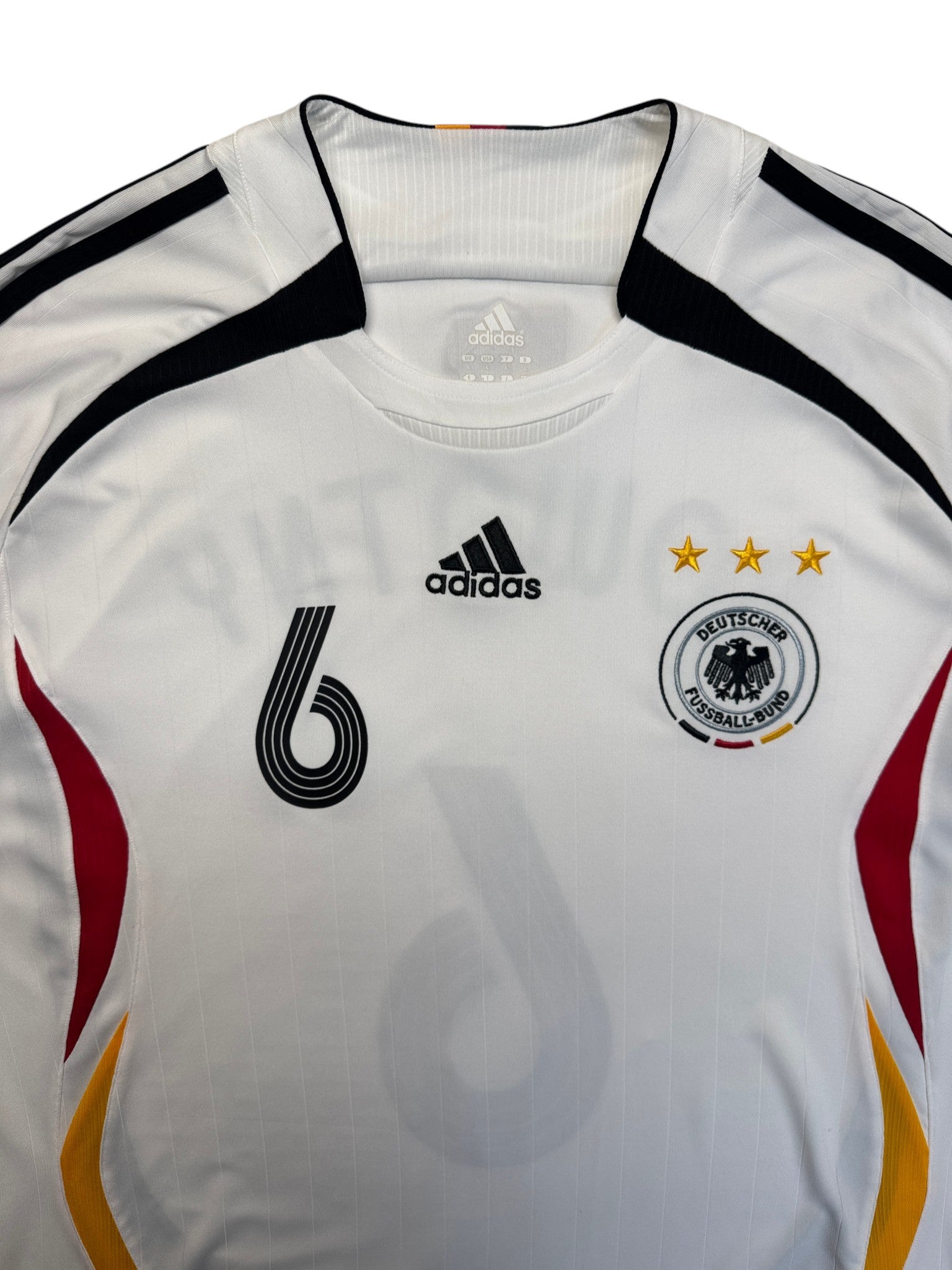 2006 Adidas Trikot DFB WM #6 Nowotny Weiß