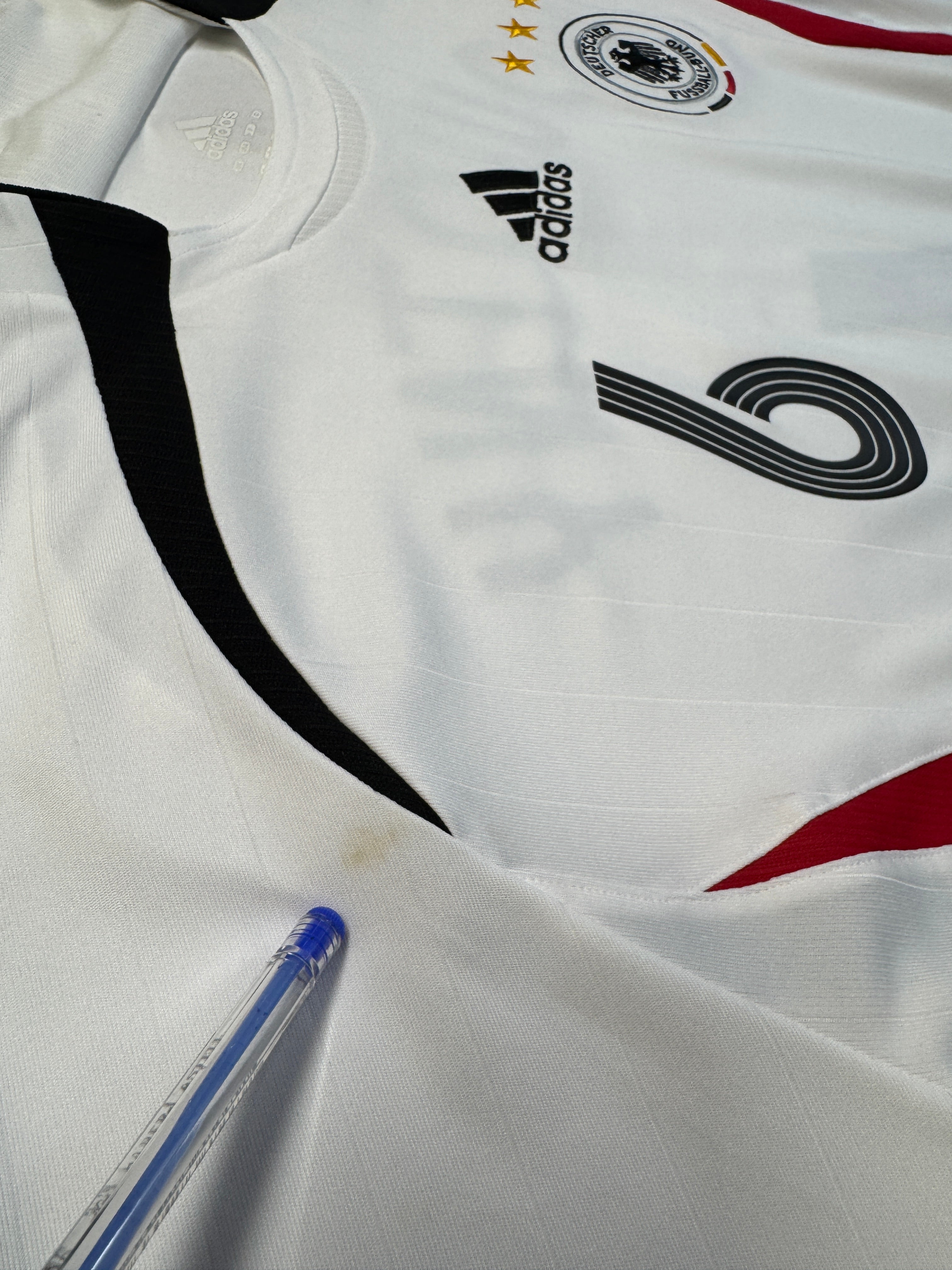 2006 Adidas Trikot DFB WM #6 Nowotny Weiß
