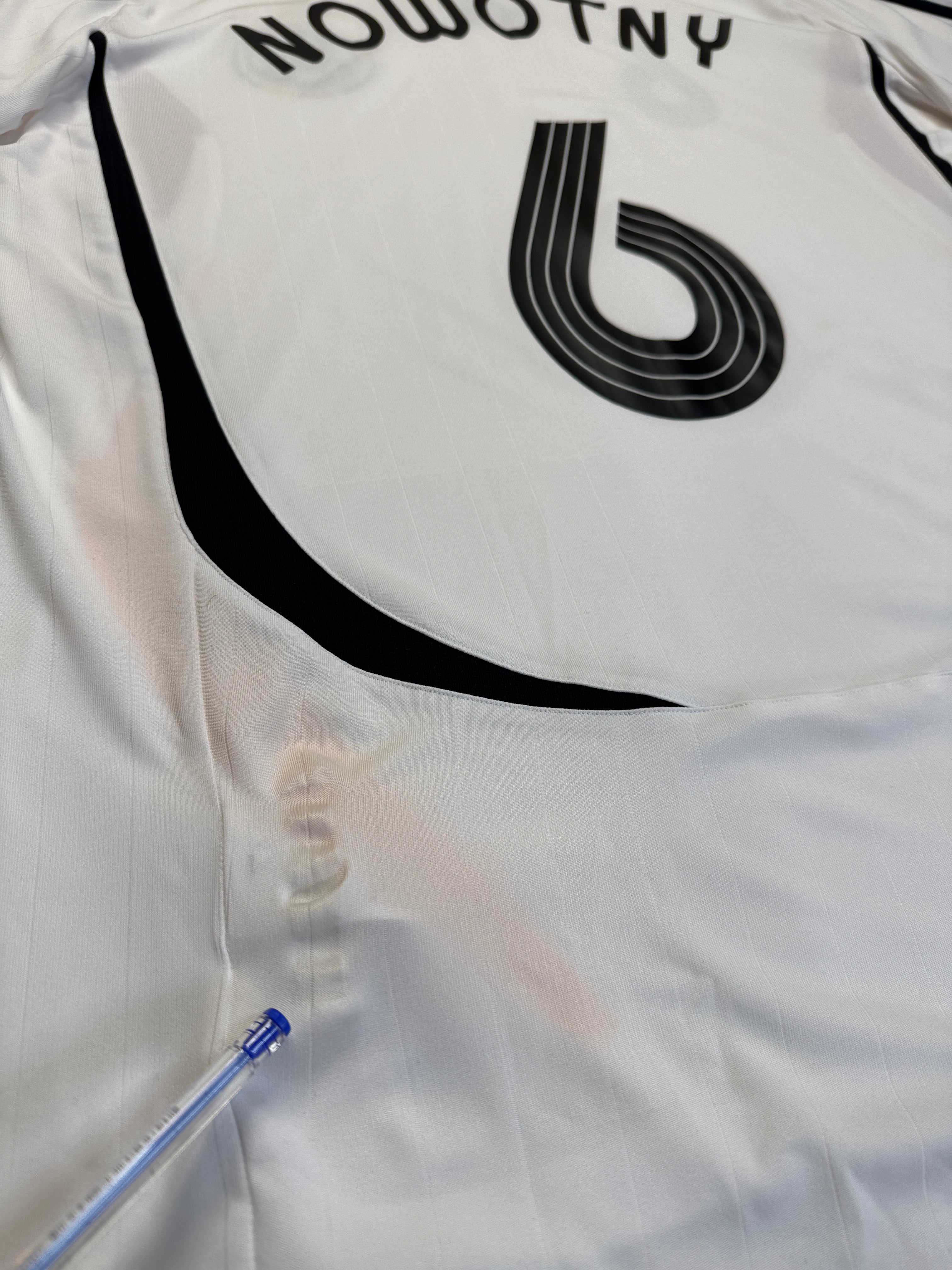 2006 Adidas Trikot DFB WM #6 Nowotny Weiß