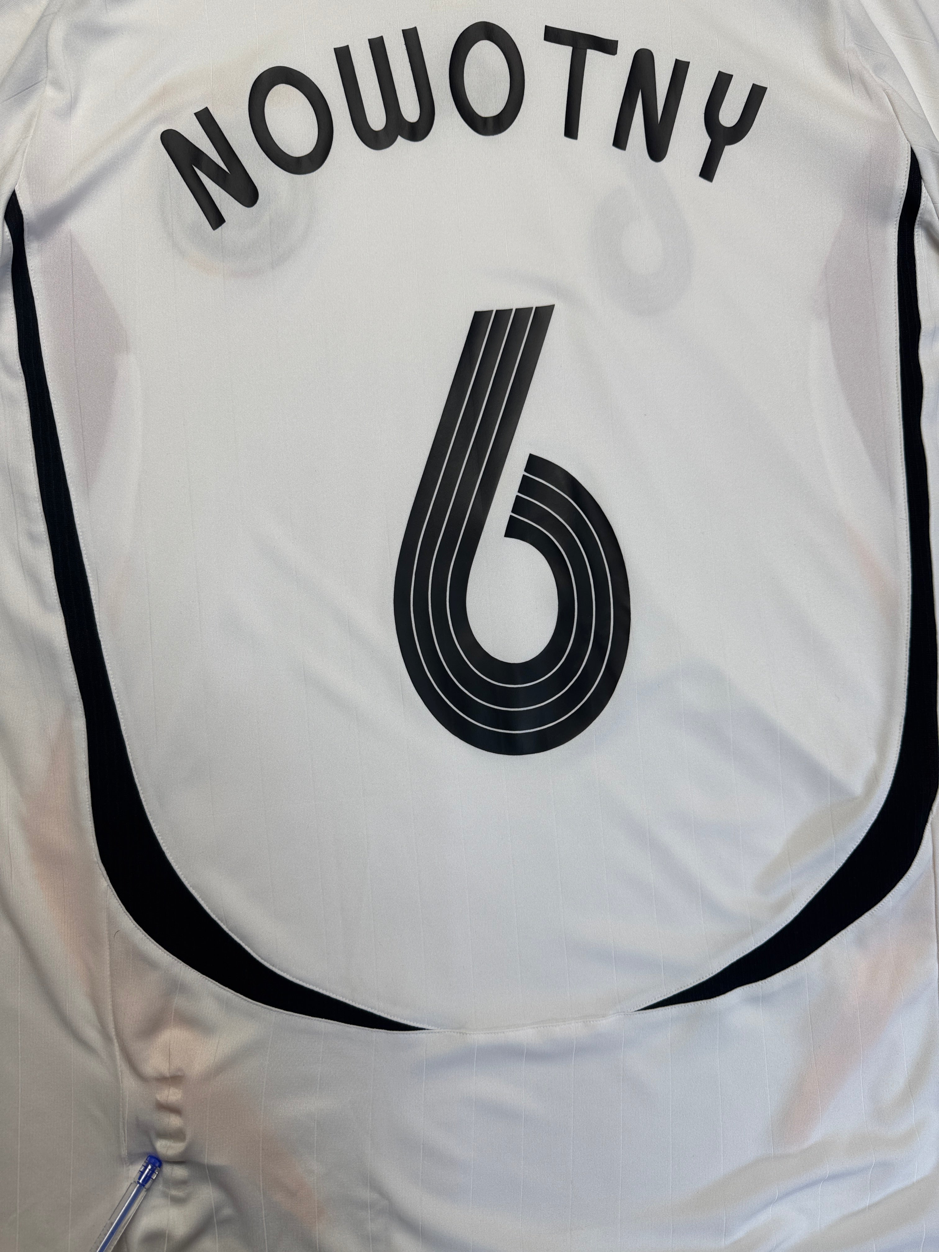 2006 Adidas Trikot DFB WM #6 Nowotny Weiß