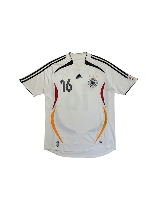 2006 Adidas Trikot WM #16 Lahm Weiß