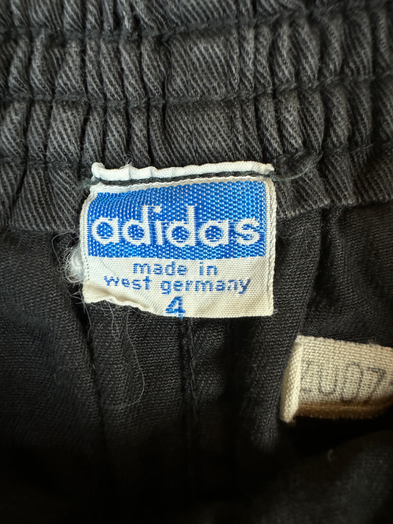 Vintage Adidas Shorts 80s Beckenbauer Made In West Germany Schwarz 4 RareRags