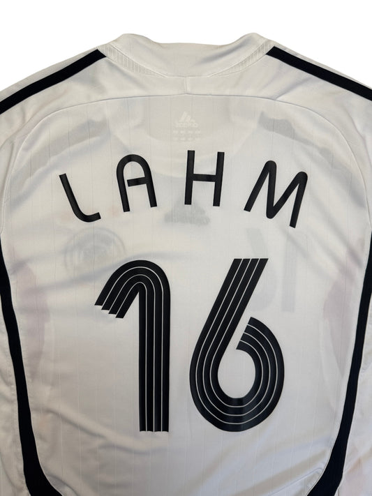2006 Adidas Trikot WM #16 Lahm Weiß