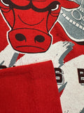 Vintage NBA Shirt 90s Chicago Bulls Single Stitch Rot M-L