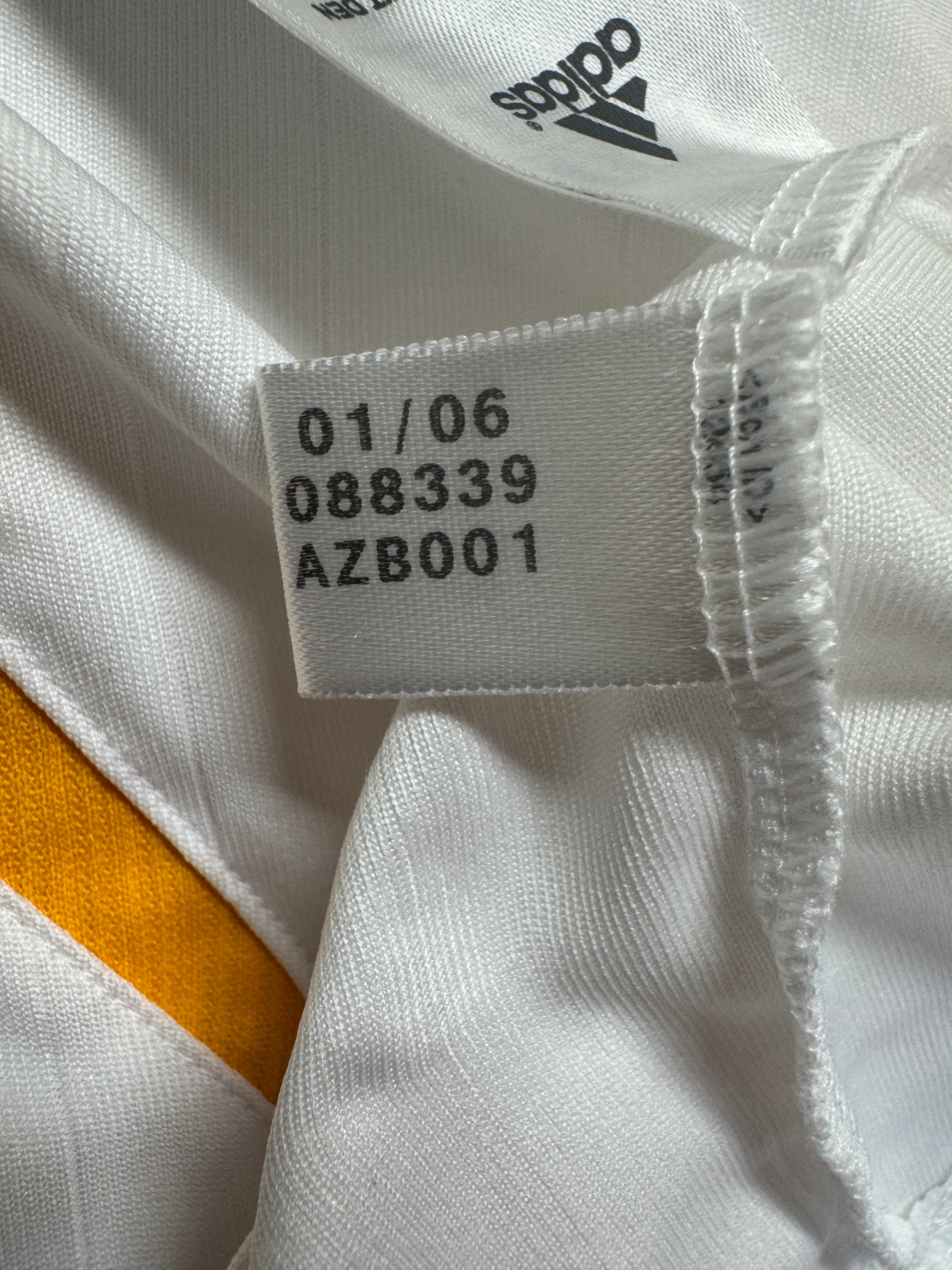 2006 Adidas Trikot DFB WM #4 Huth Weiß