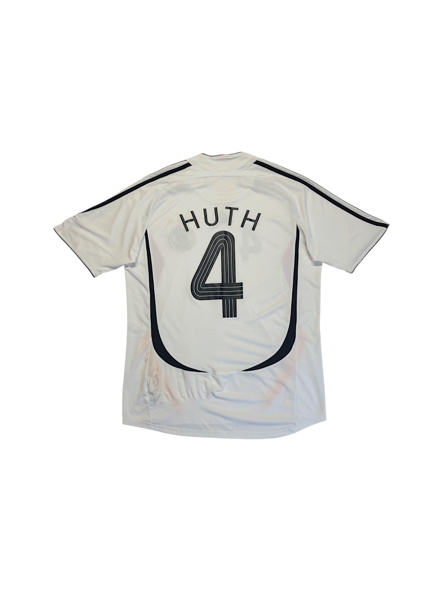 2006 Adidas Trikot DFB WM #4 Huth Weiß