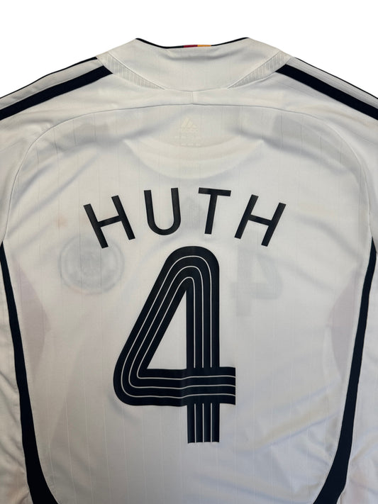 2006 Adidas Trikot DFB WM #4 Huth Weiß