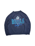 Vintage Tultex Sweater 90s Georgetown Hoyas Dunkelblau L