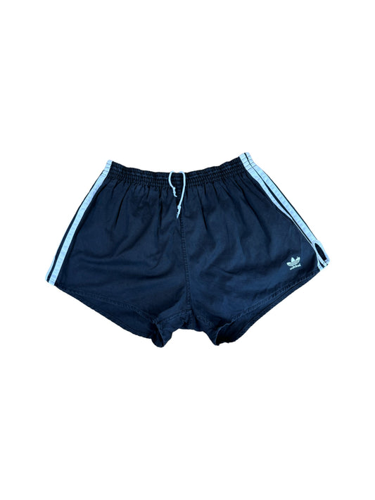 Vintage Adidas Shorts 80s Beckenbauer Sprinter Made In West Germany Schwarz (8) L-XL