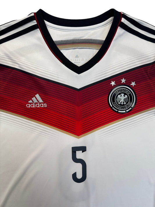 2014 Adidas Trikot DFB #5 Hummels Weiß