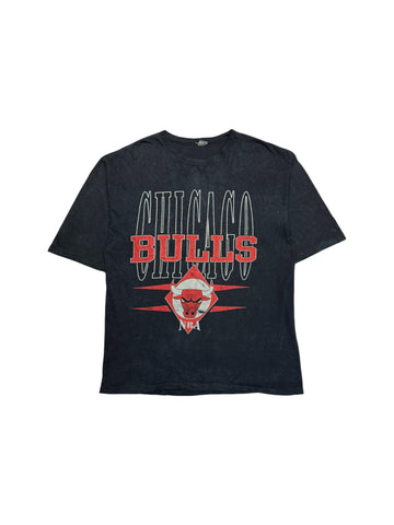 Vintage NBA Shirt 90s Chicago Bulls Single Stitch Schwarz XL-XXL