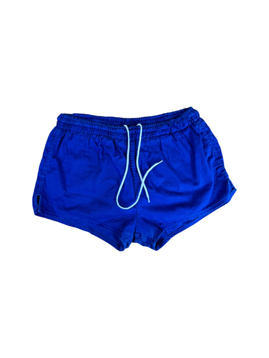Vintage Allround Shorts 80s Sprinter Bundesliga Made In West Germany Blau (6) M-L