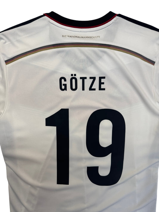 2014 Adidas Trikot #19 Götze Weiß