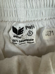 Vintage Erima Shorts Profi 80s Fußball Sprinter Made In West Germany Weiß (5) M-L