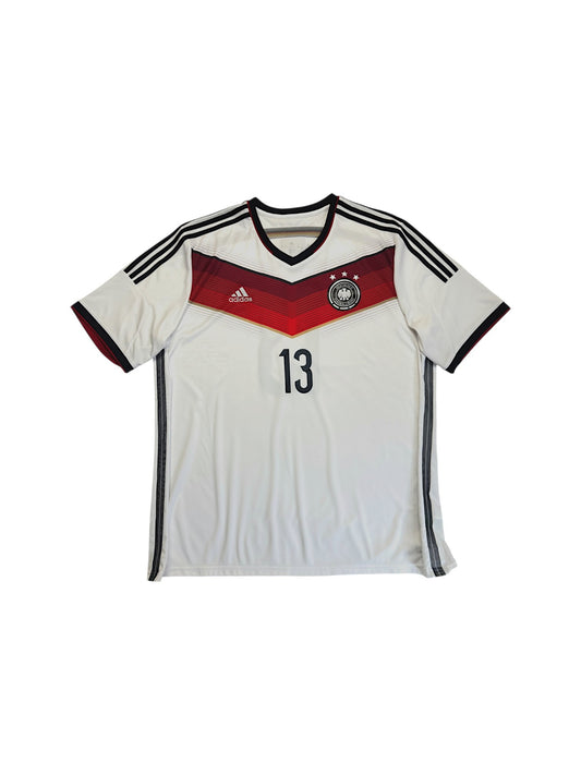 2014 Adidas Trikot #13 Müller Weiß