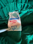 Vintage Allround Shorts 80s Deadstock Made In West Germany Mit Verpackung Grün (3) XS-S