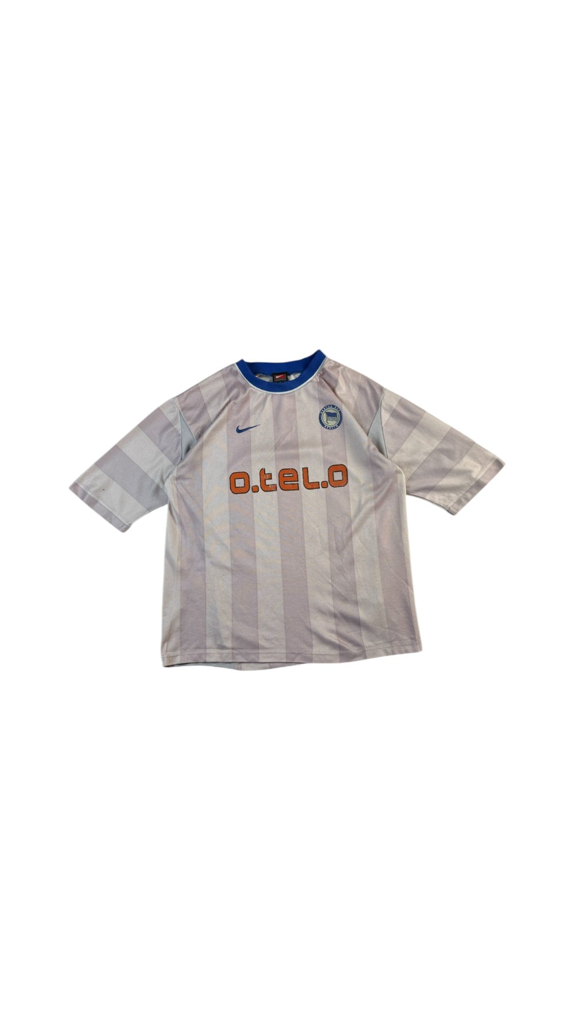 Nike Trikot Hertha BSC 2000-01 Otelo Grau Blau (18-20 XL) S-M