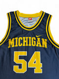 Vintage Nike Jersey 1996/98 Michigan Wolverines Made In USA Dunkelblau S
