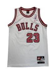 Vintage Nike Jersey 90s Chicago Bulls Jordan #23 Made In Korea Weiß S