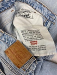 Vintage Levis Jeans 550 Relaxed Fit Tapered Leg Stoned Washed Hellblau 10 REG. M