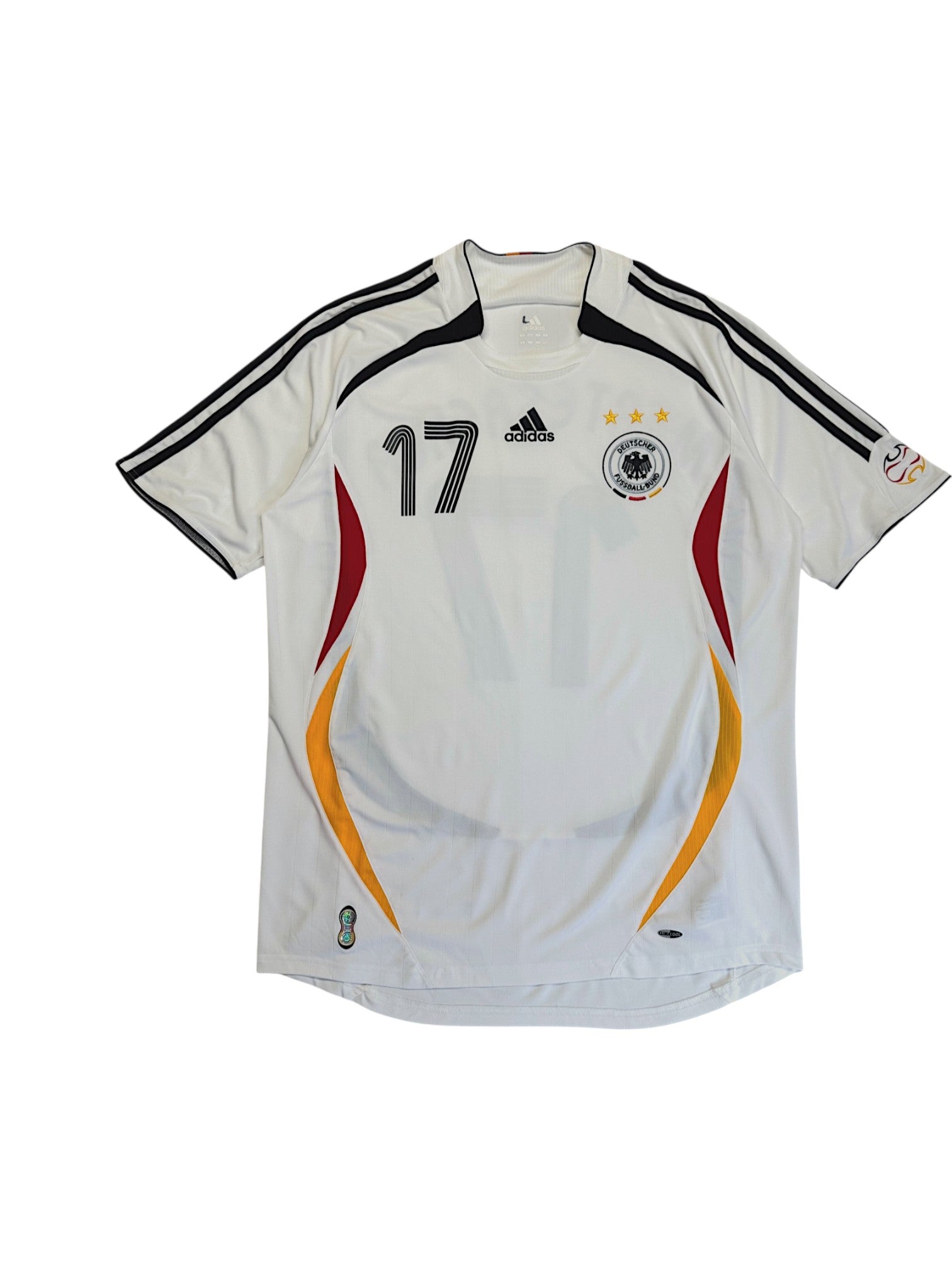 2006 Adidas Trikot DFB WM #17 Mertesacker Weiß