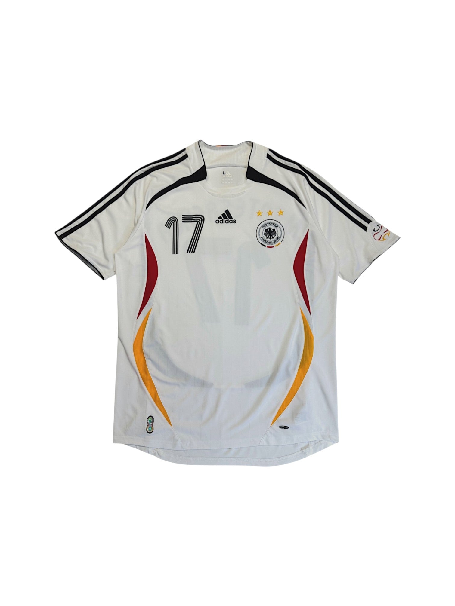 2006 Adidas Trikot DFB WM #17 Mertesacker Weiß