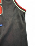 Vintage Champion Jersey 90s Reversible Chicago Bulls #23 Jordan Rot Schwarz (Kids XL 18-20) S-M