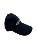 Vintage Nike Cap 90s Metallic Swoosh Made In USA Dunkelblau One Size