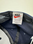 Vintage Nike Cap 90s Metallic Swoosh Made In USA Dunkelblau One Size
