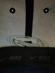 Vintage Nike Cap 90s Metallic Swoosh Made In USA Dunkelblau One Size