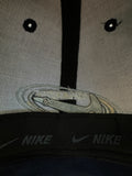 Vintage Nike Cap 90s Metallic Swoosh Made In USA Dunkelblau One Size