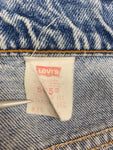 Vintage Levis Ripped Jeans 505 Orange Tab Regular Fit Straight Leg Herren Hellblau W36 L30