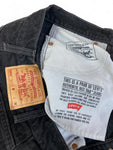 Vintage Levis Jeans 550 Relaxed Fit Tapered Leg Damen Schwarz 3 JR M