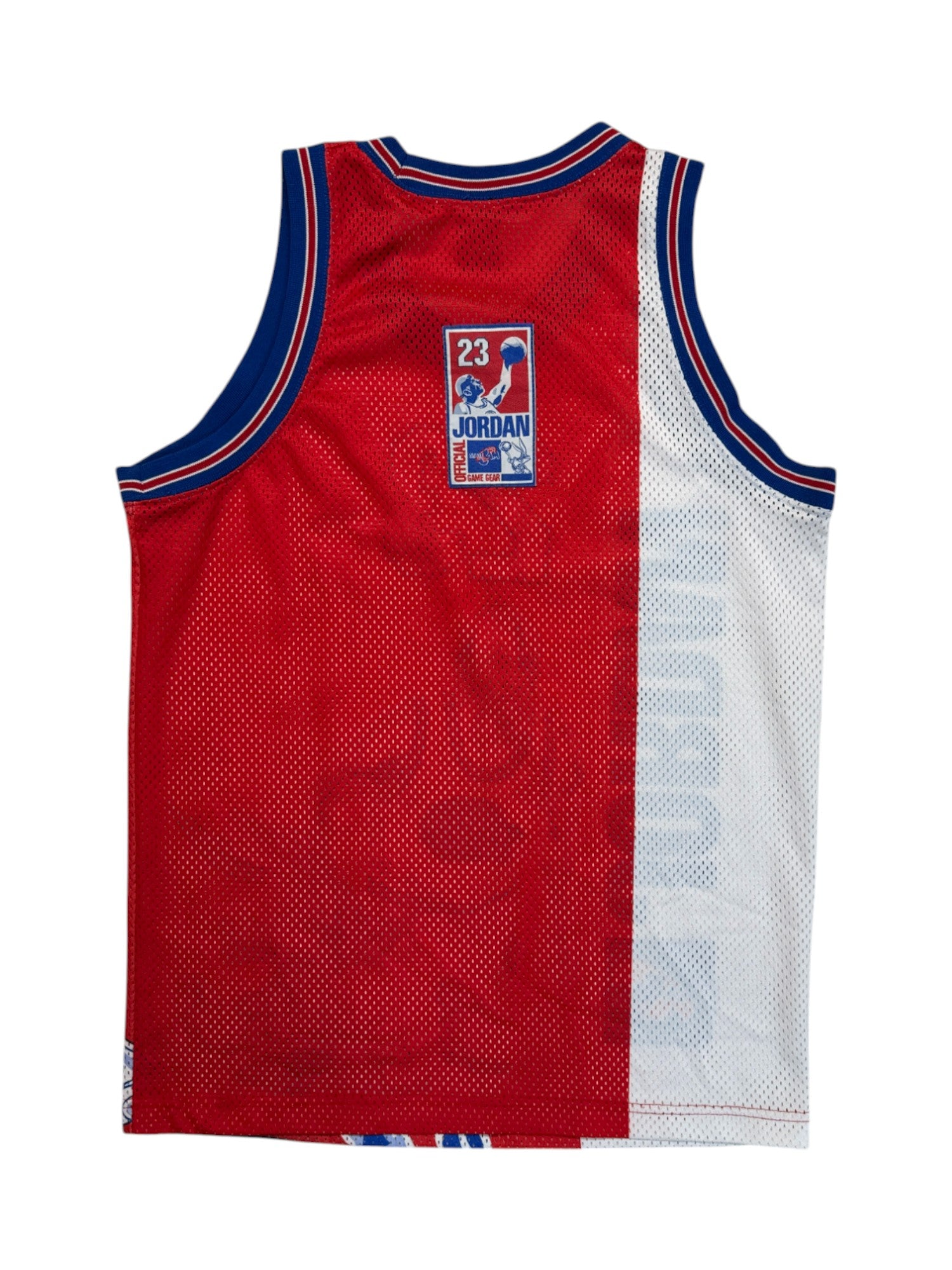 Rare! Vintage Warner Bros. Jersey 90s Space Jam Jordan x Looney Tunes Made In Korea Rot S