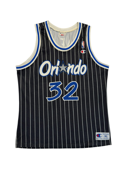 Vintage Champion Jersey 90s Orlando Magic #32 O'Neal Schwarz XL