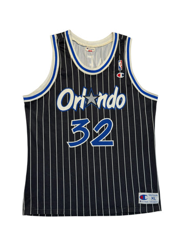 Vintage Champion Jersey 90s Orlando Magic #32 O'Neal Schwarz XL
