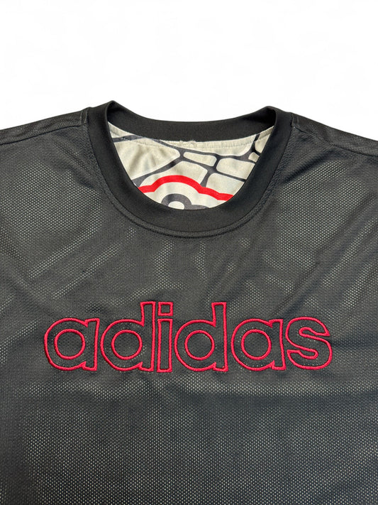 Adidas Jersey 2003 Basketball Print Reversible Weiß Schwarz M-L