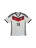 2014 Adidas Trikot DFB #18 Kroos Weiß