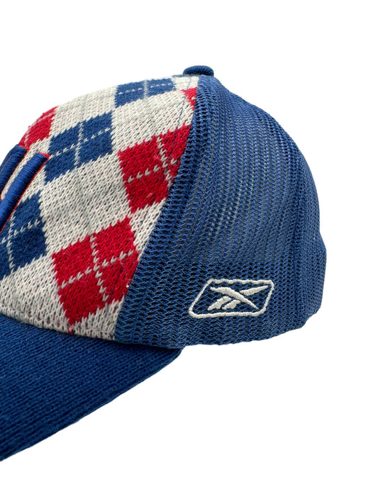 Vintage Reebok Cap Mesh New York Giants Made In Korea Blau Rot One Size