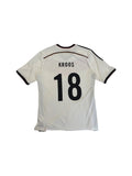 2014 Adidas Trikot DFB #18 Kroos Weiß