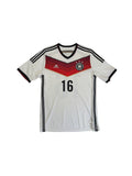 2014 Adidas Trikot DFB #16 Lahm Weiß