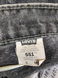 Vintage Levis Jeans 551 Relaxed Fit Tapered Leg Damen grau 6 MED