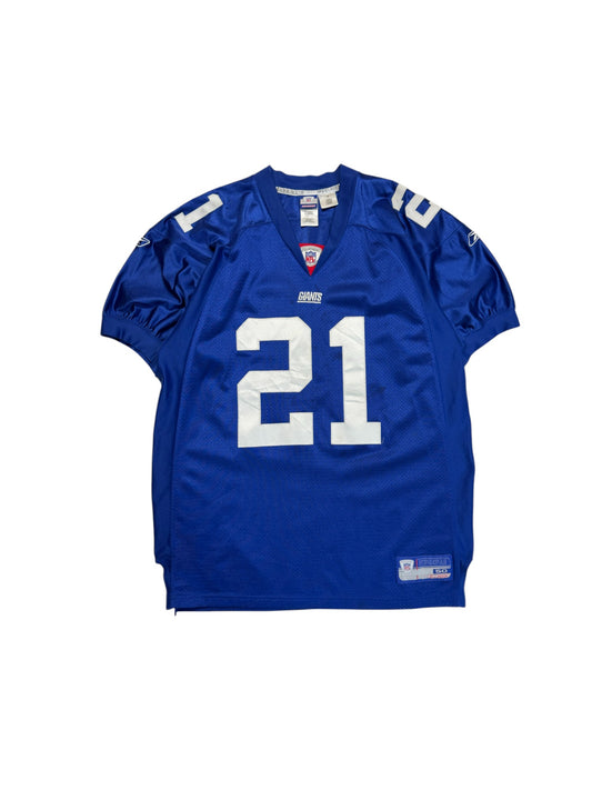 Reebok Jersey NY Giants Tiki Barber #21 Blau (50) L