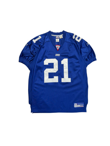 Reebok Jersey NY Giants Tiki Barber #21 Blau (50) L