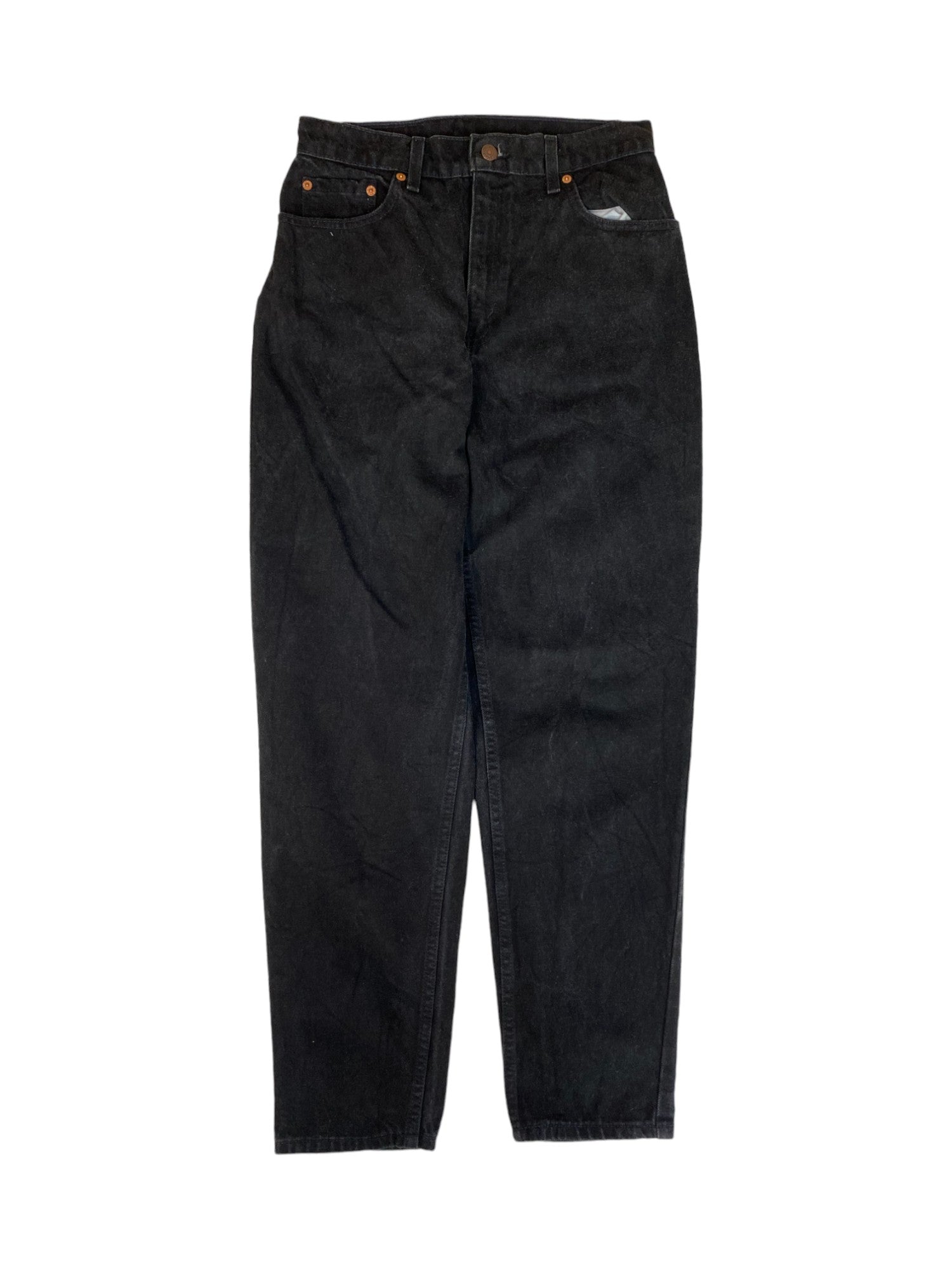 Vintage Levis Jeans 551 Relaxed Fit Tapered Leg Damen schwarz 10 MED