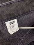 Vintage Levis Jeans 551 Relaxed Fit Tapered Leg Damen schwarz 10 MED
