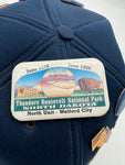 Vintage United States Military Cap Westpoint Mit Pins Und Ansteckern Dunkelblau One Size