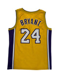 Vintage Champion Jersey 90s Lakers #24 Bryant Made In Italy Gelb S