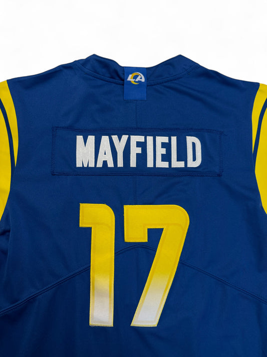 Nike Jersey Damen Los Angeles Rams #17 Mayfield Deadstock Blau XXL