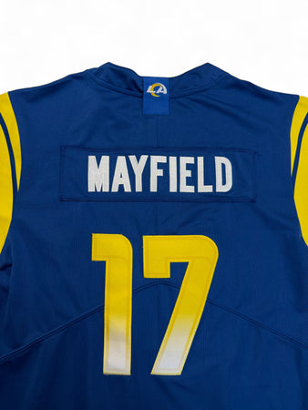 Nike Jersey Damen Los Angeles Rams #17 Mayfield Deadstock Blau XXL